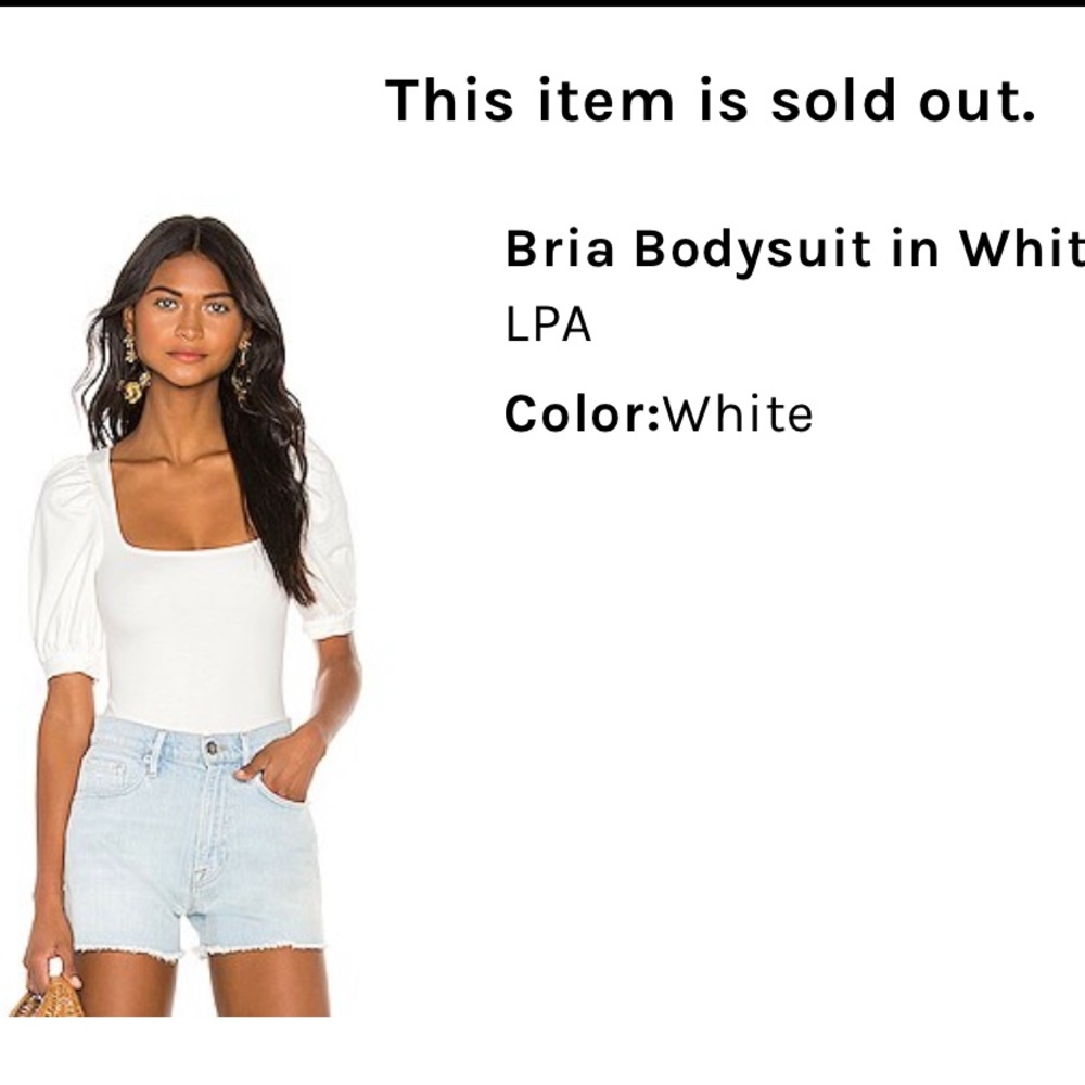 Bria Bodysuit in White